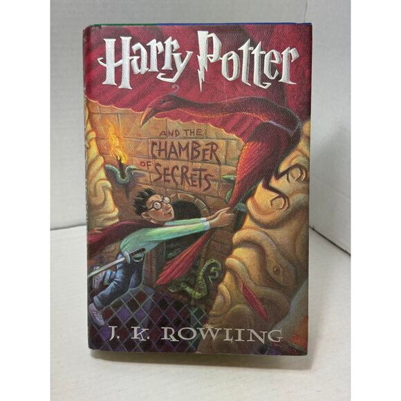 Harry Potter and the Chamber of Secrets book 2 First American Edition 1999 HCDJ - Picture 1 of 11
